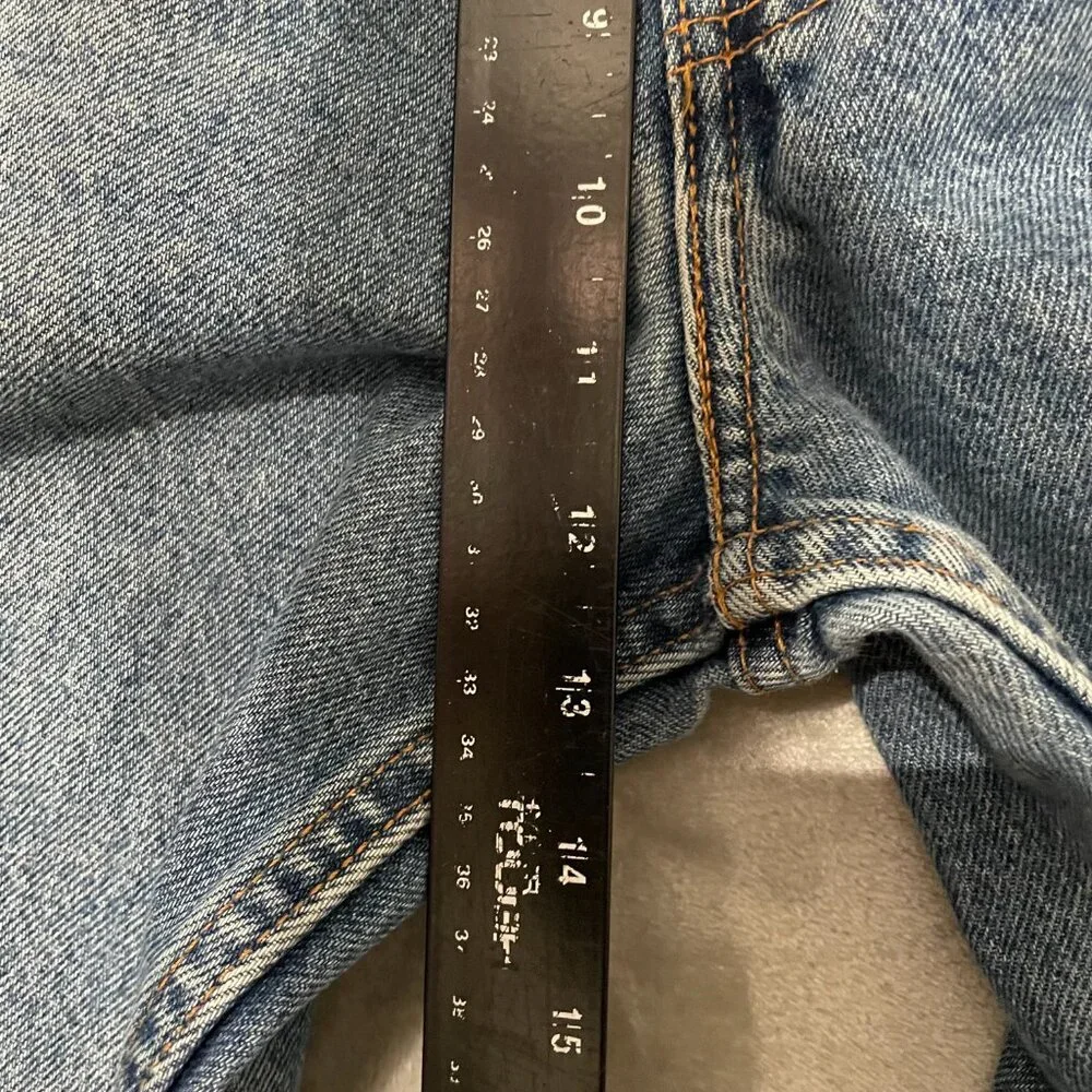 Vintage Levi's 545 Relaxed Fit Jeans Brown Tab Size 36x34 90s Stonewash Denim